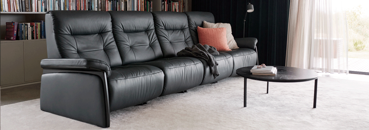 Leather 4 Seater Sofas