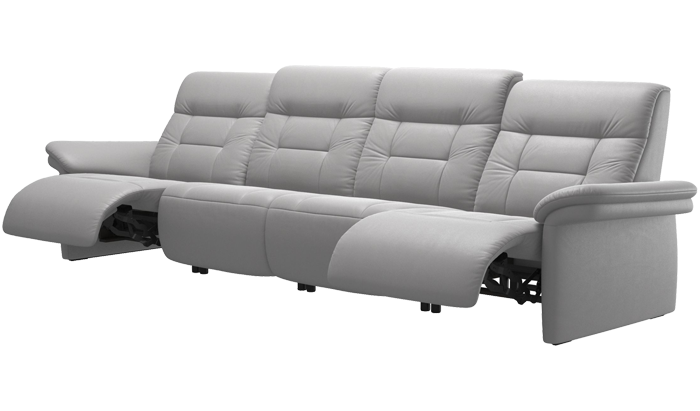 Leather 4 Seater Sofas At Maitlands, 4 Seater Recliner Sofa Uk